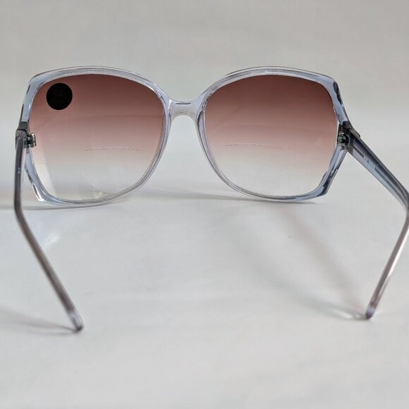 NWT Vintage 90's Lady High Fashion Reading Sunglasses (Crystal Gray) - Picture 4 of 5